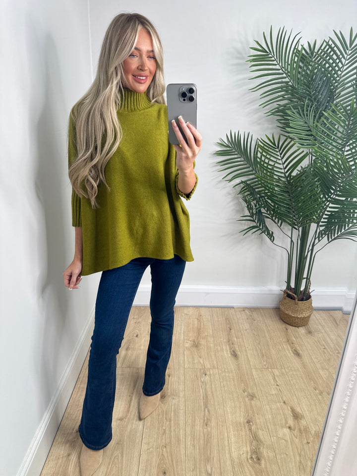 Melanie Ribbed Knit - Lime