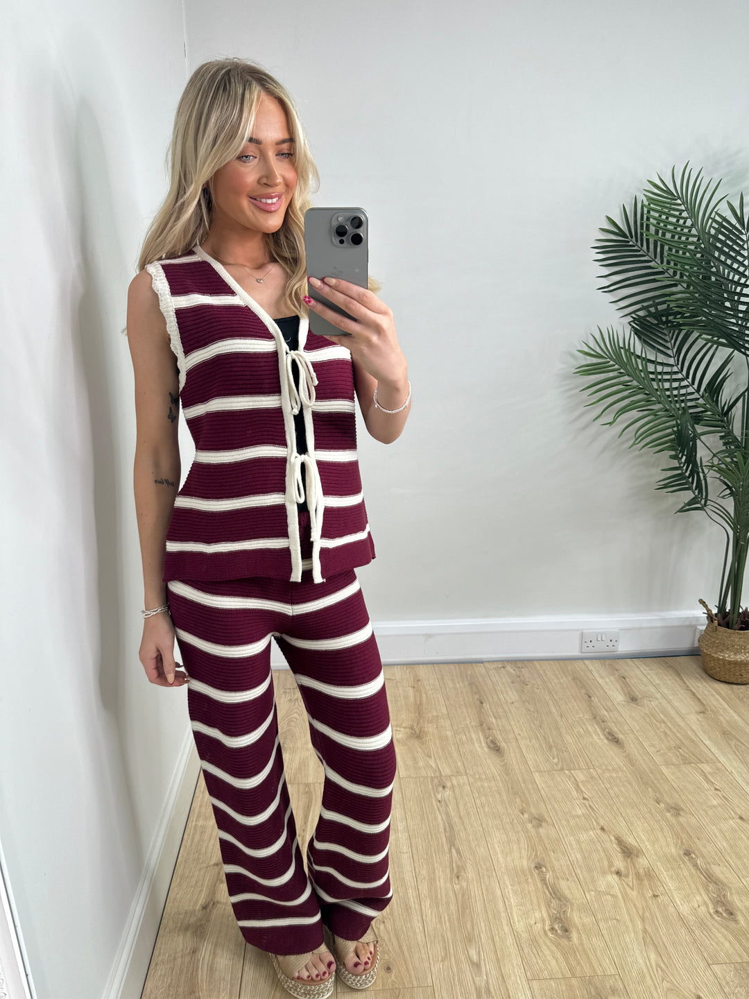 Mimi Co-Ord - Burgundy