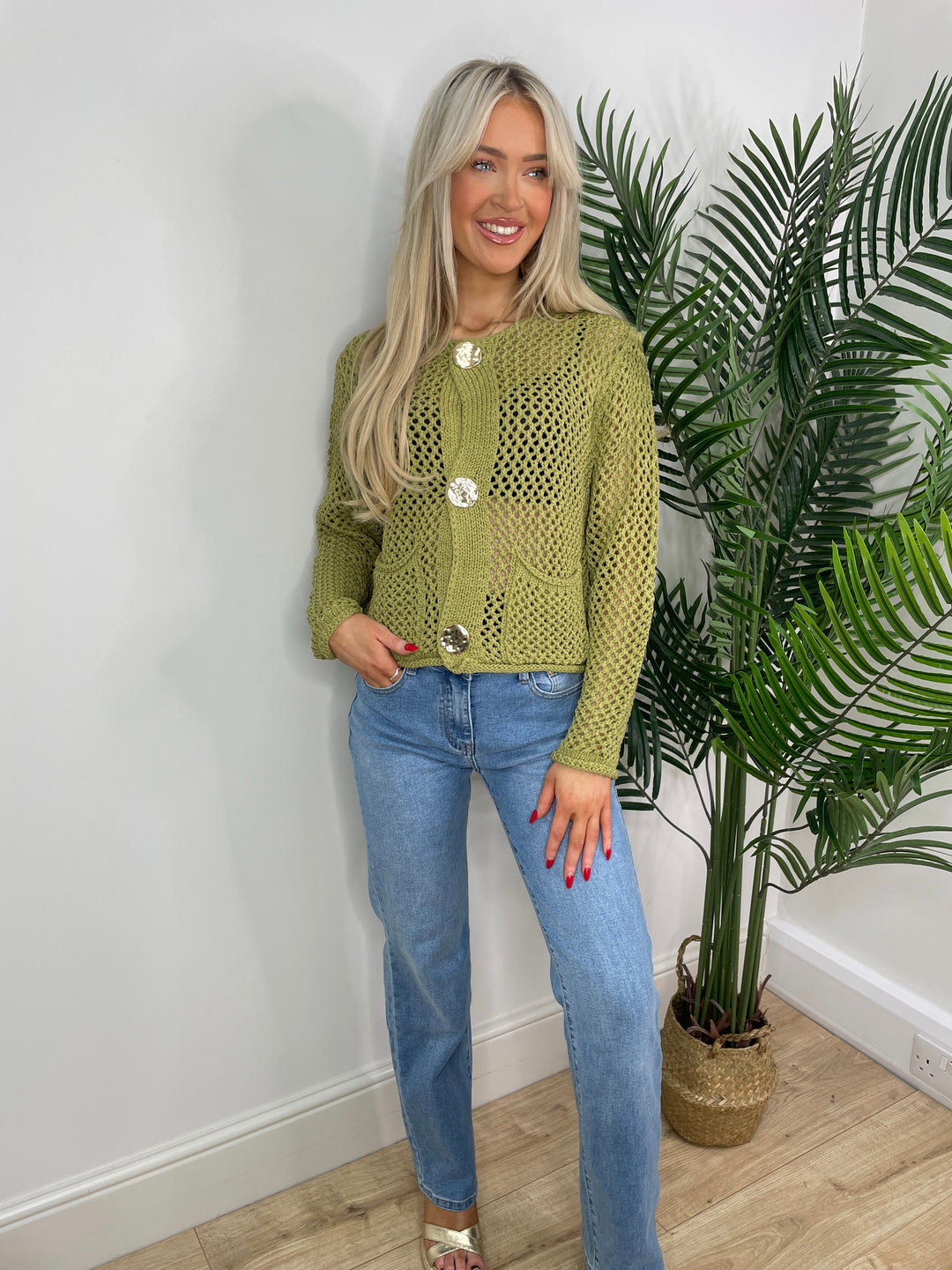 Teagan Cardigan - Olive