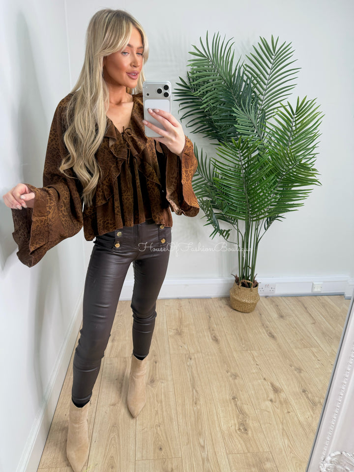 Marella Leopard Blouse