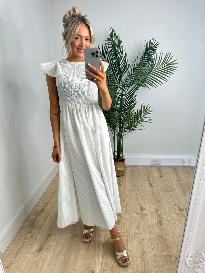 Bonnie Dress - Cream