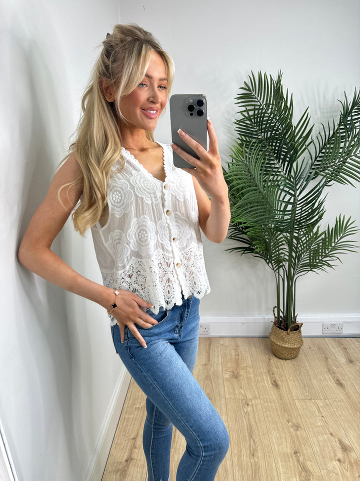 Leonie Top - White