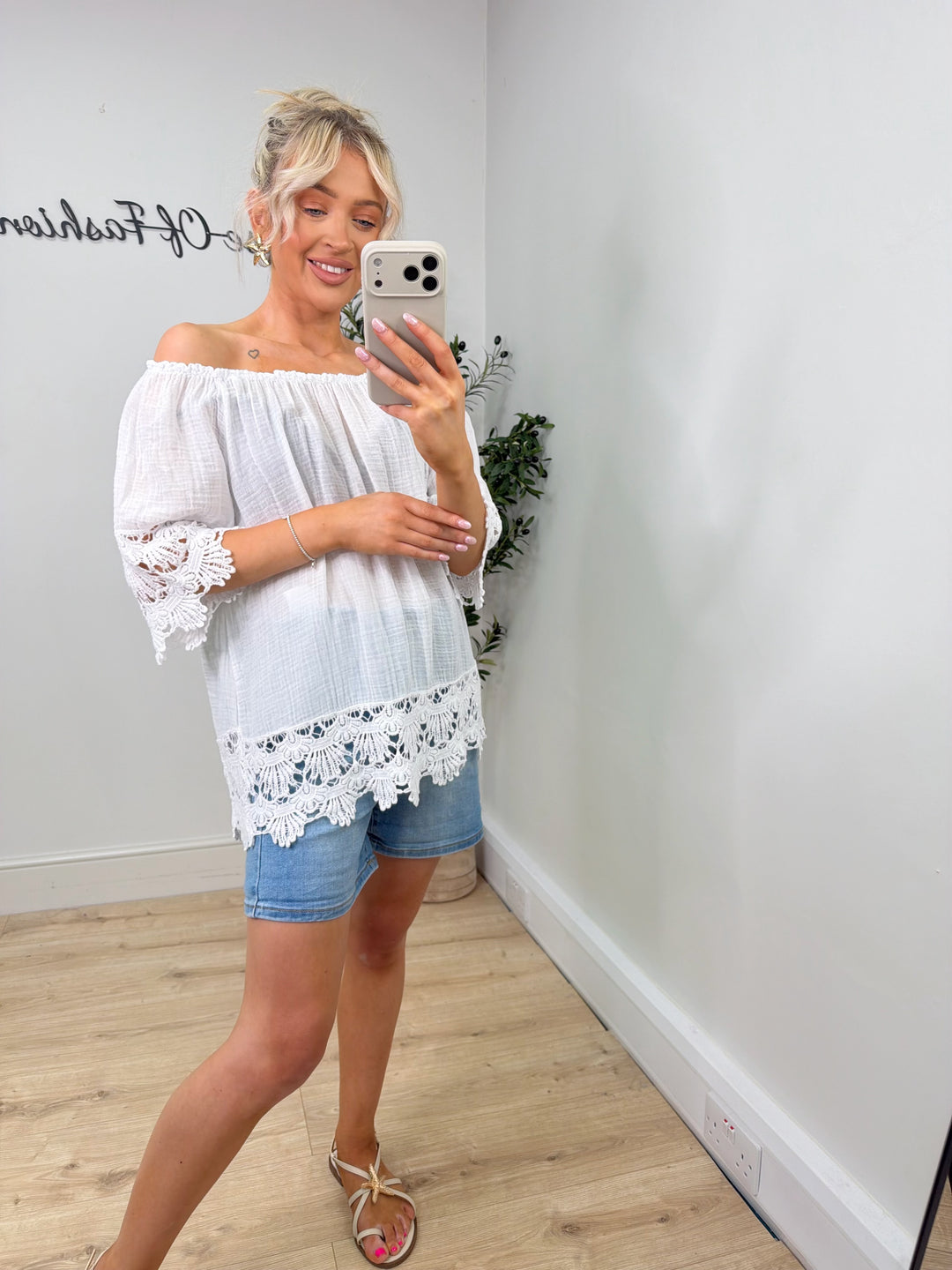 Glinda Top - White