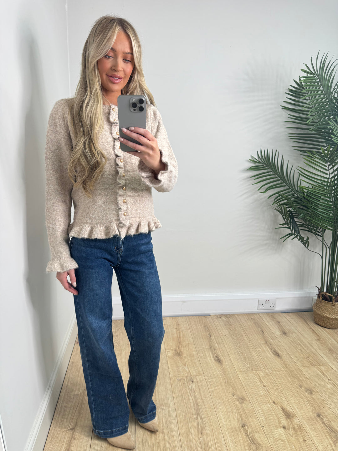 Tessa Frill Knit - Cream