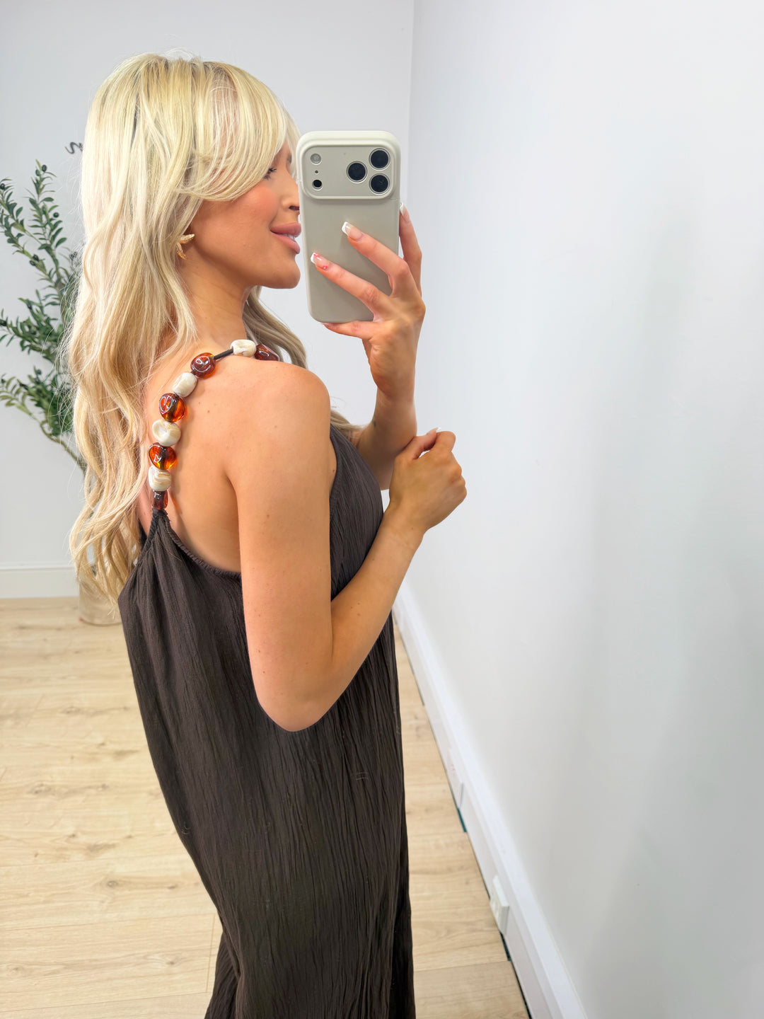 Heidi Jumpsuit - Chocolate