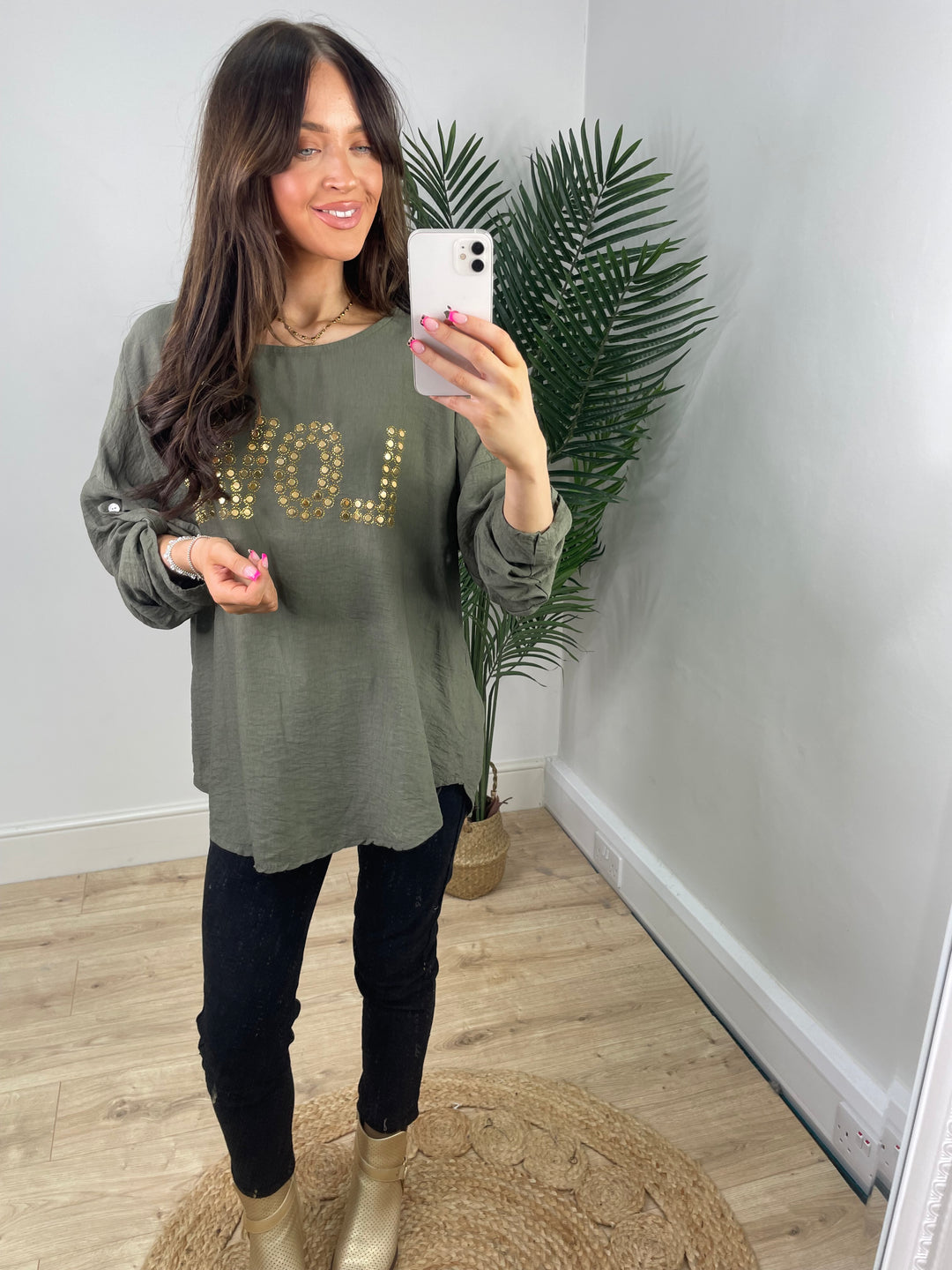 Emily Top - Khaki