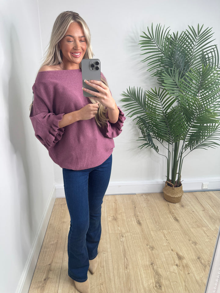 Jess Knit - Pale Plum