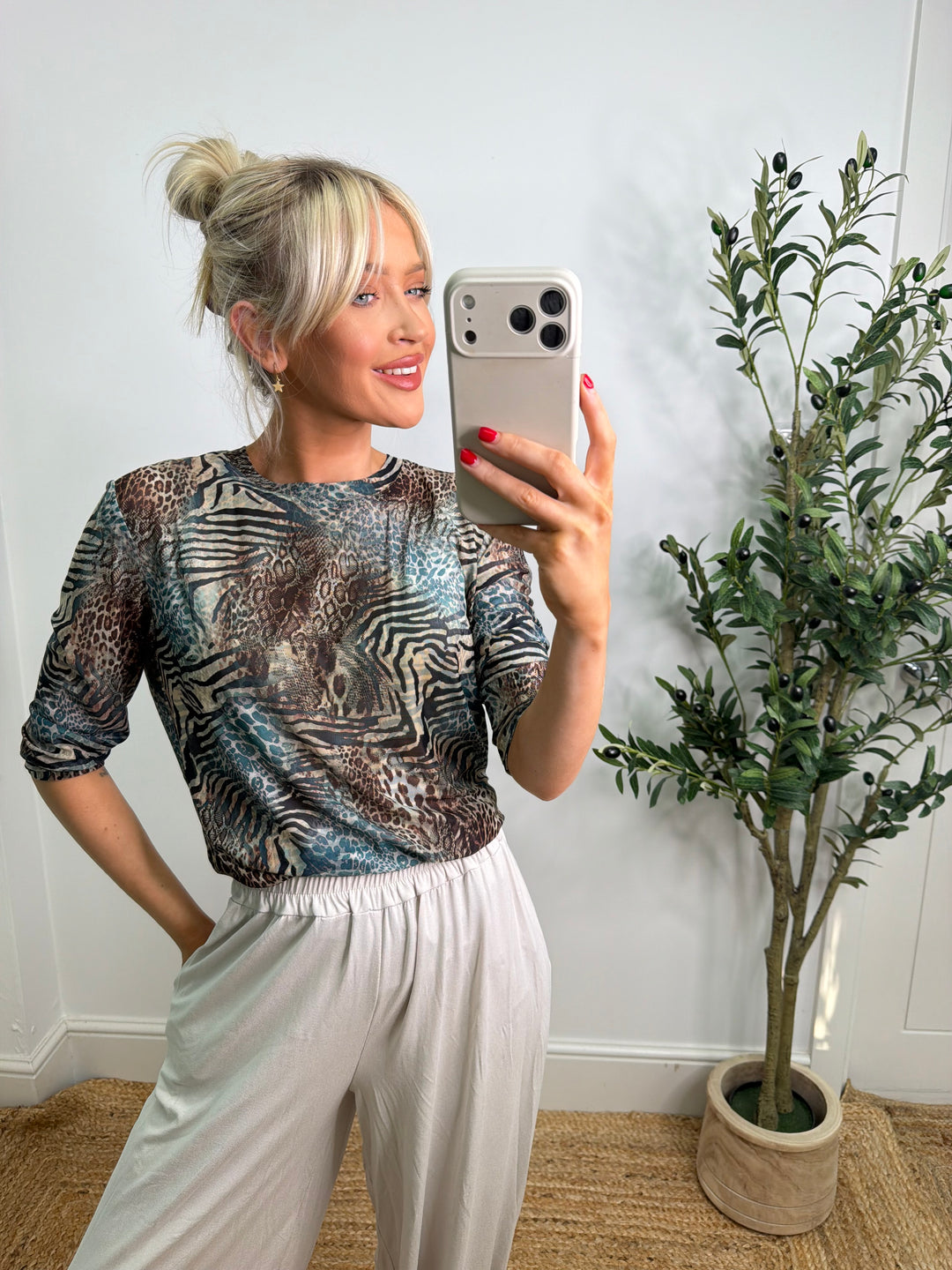 Teresa Mesh Top - P1