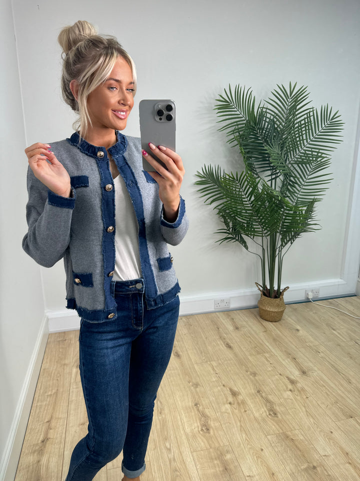 Freya Plain Jacket - Grey