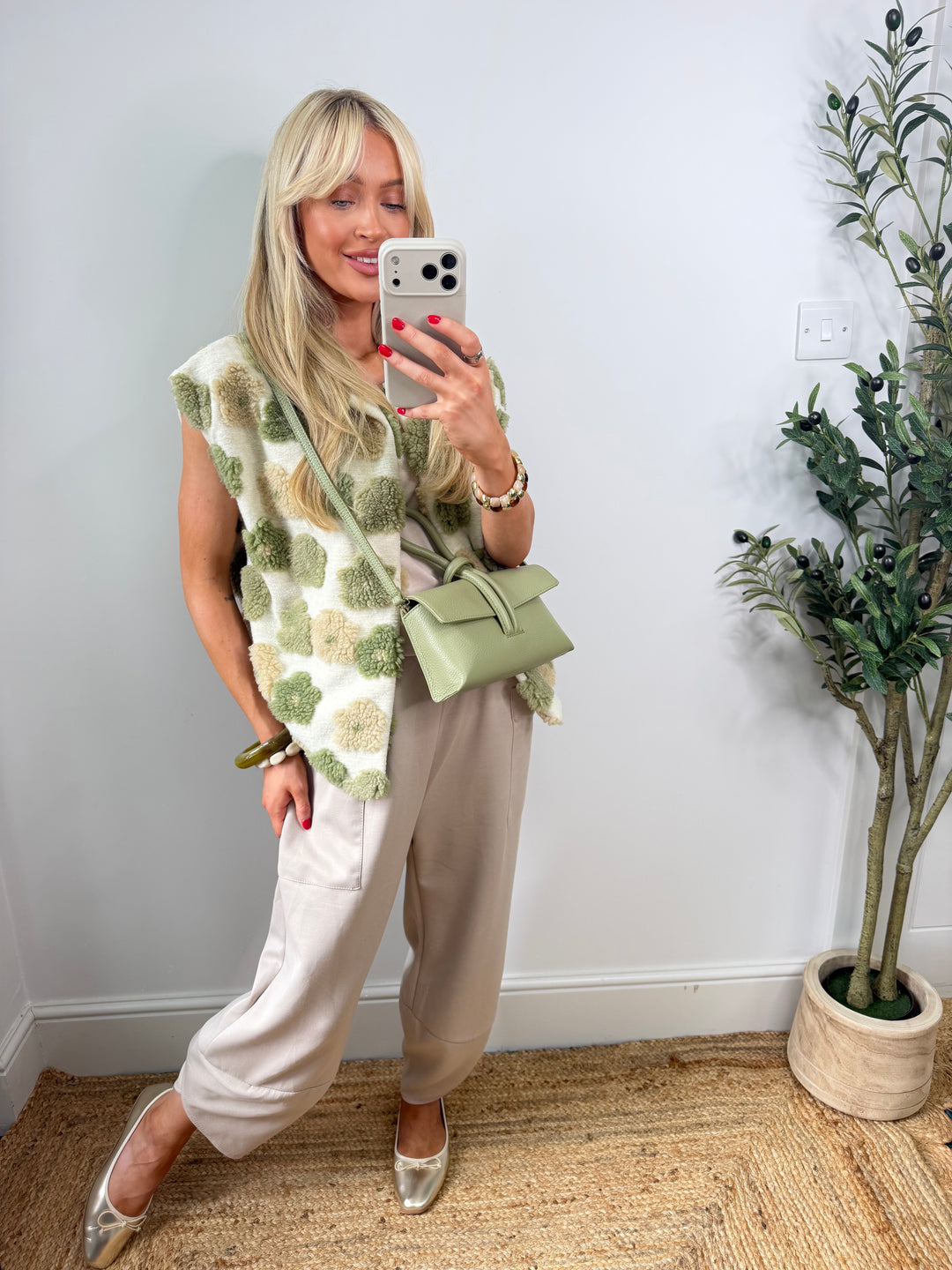 Vicki Flower Gillet - Green