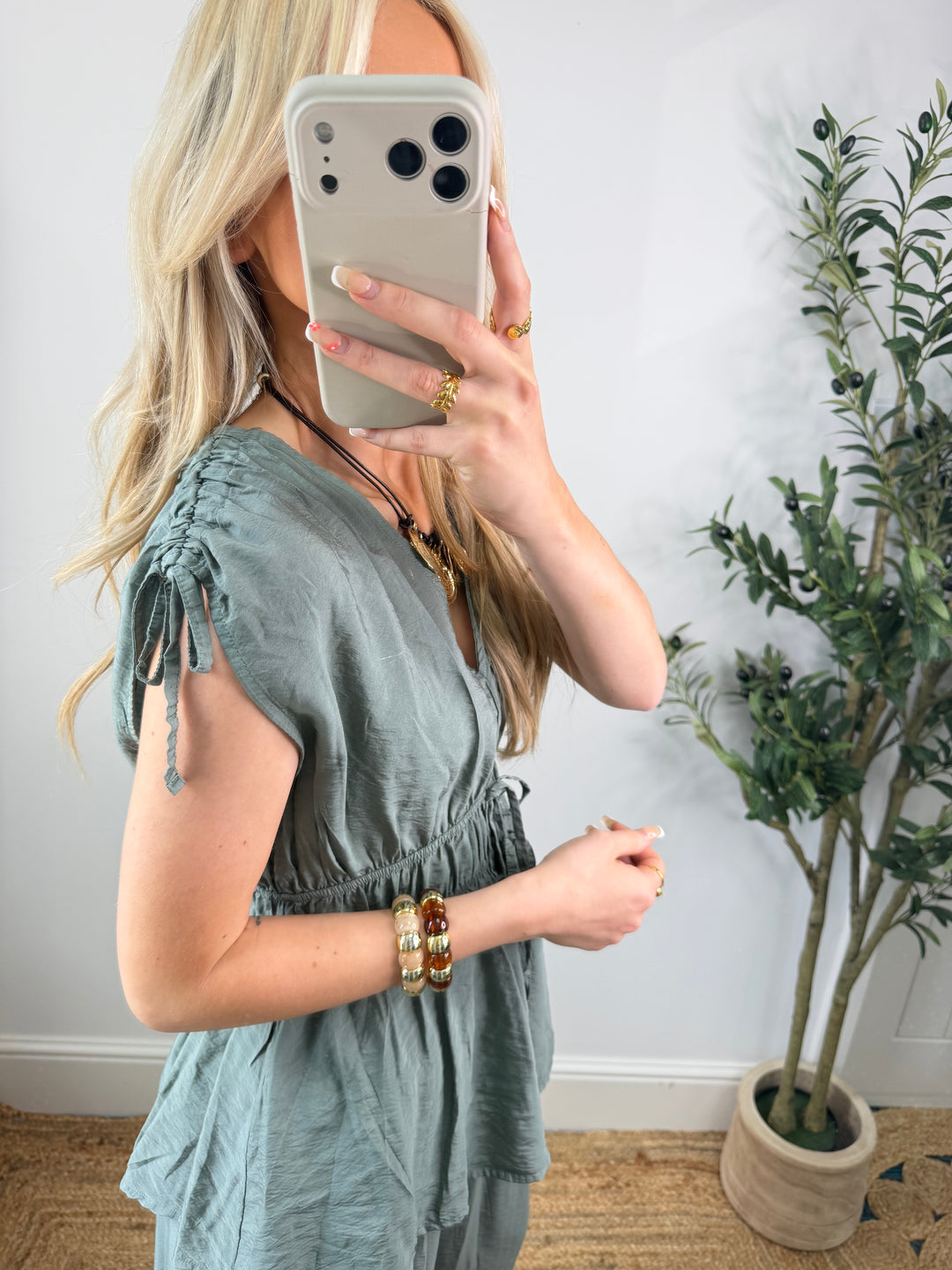 Cerys Co-Ord - Khaki