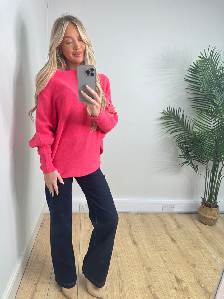 Classic Batwing - Lipstick Pink