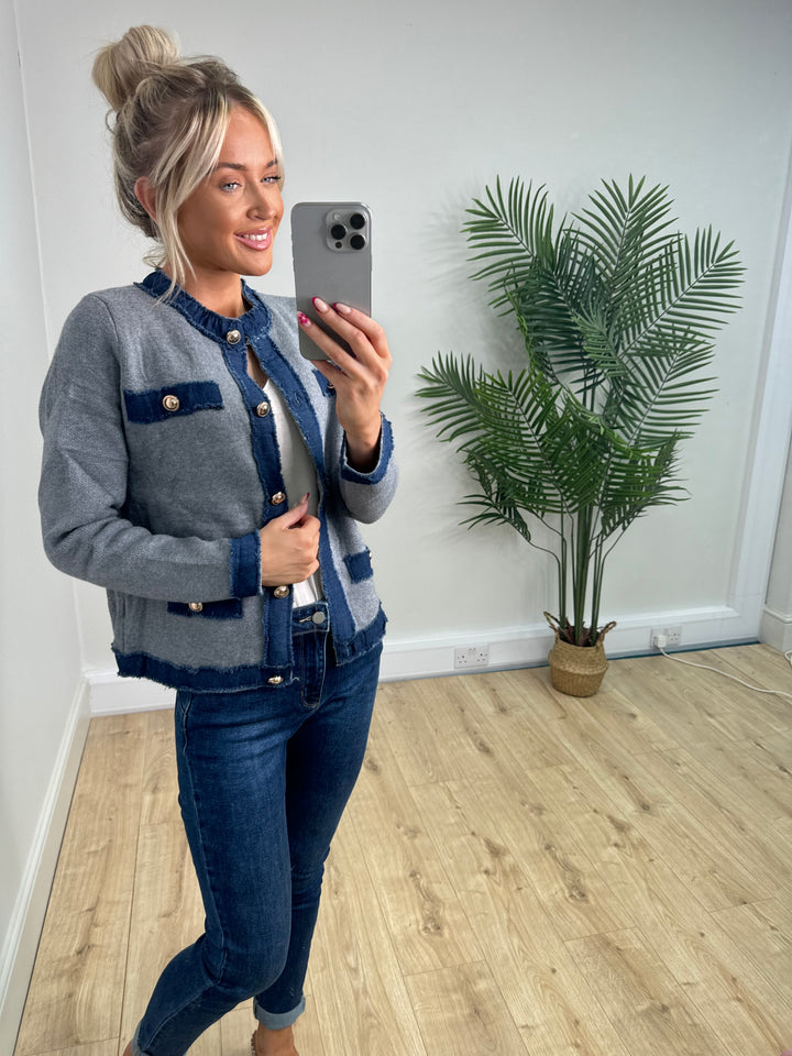 Freya Plain Jacket - Grey