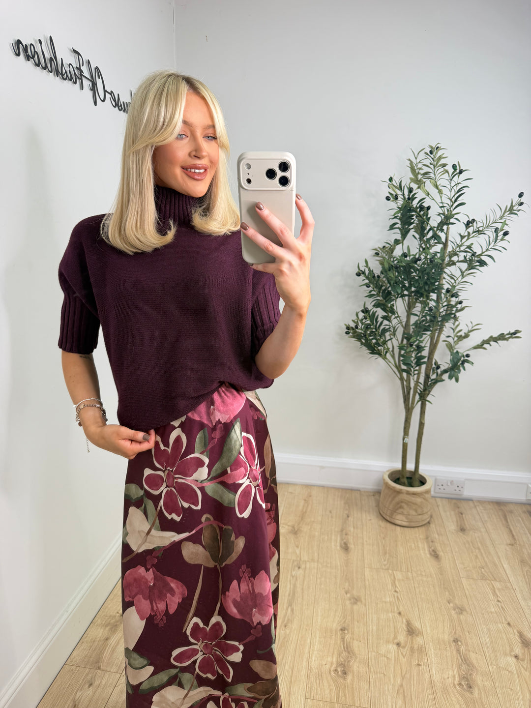 Thea Knit - Mulberry