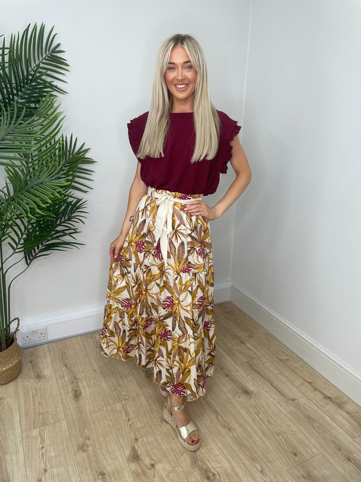 Marcie Maxi Skirt - Mustard