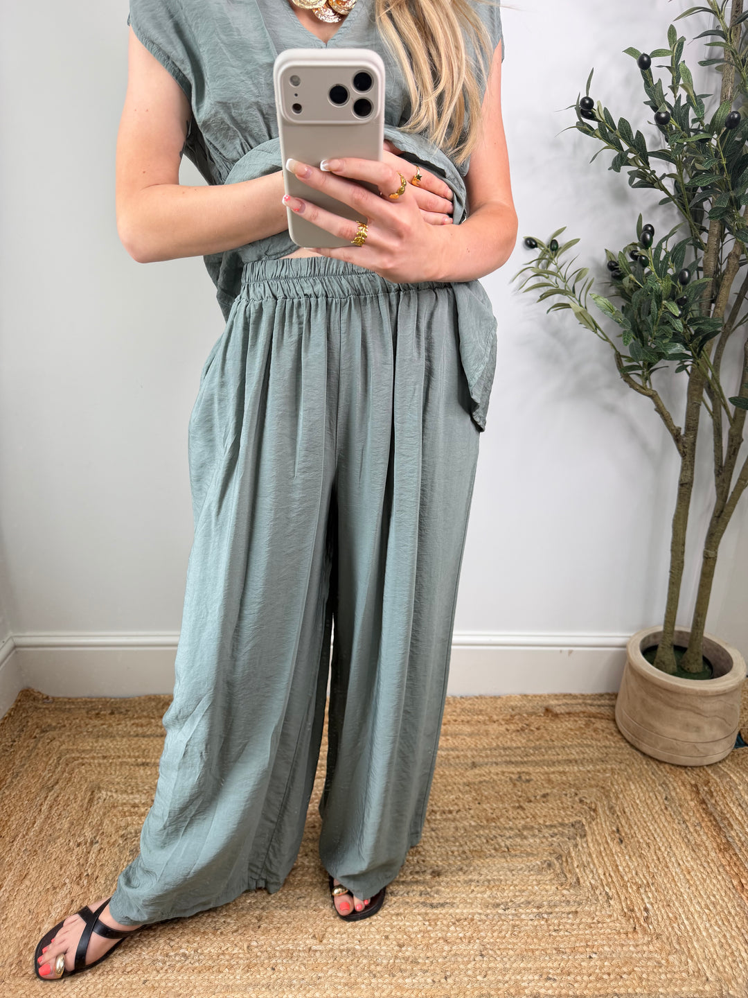 Cerys Co-Ord - Khaki