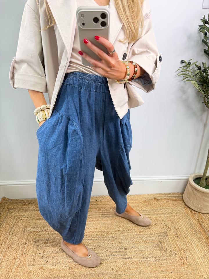 Leonie Chambray Barrels