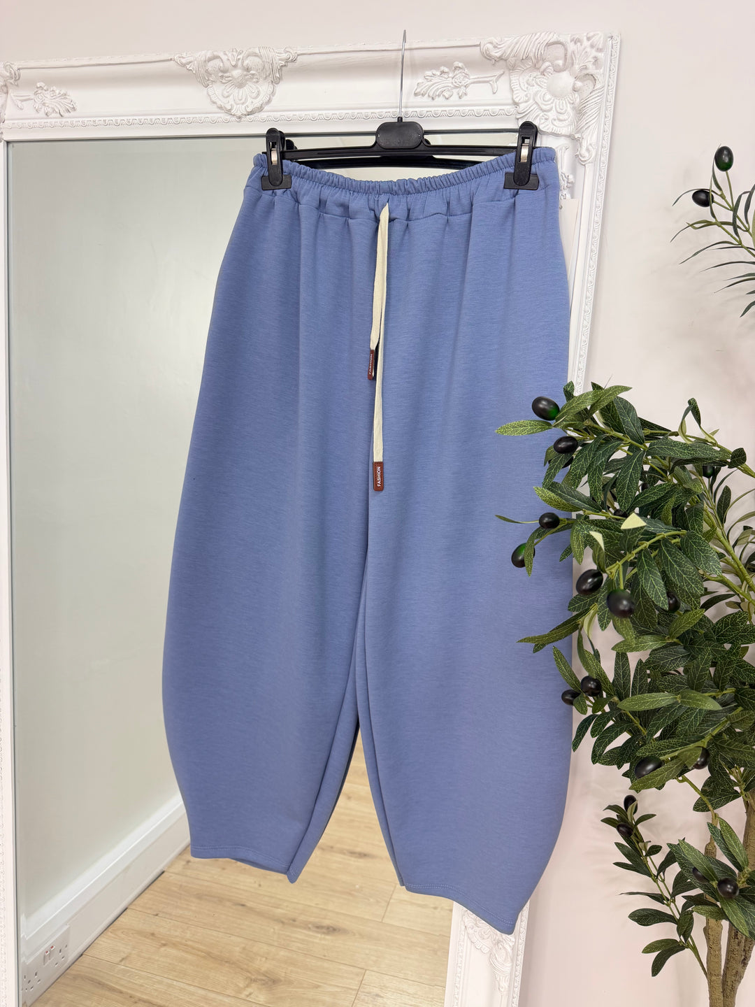 Barrel Joggers - Denim Blue