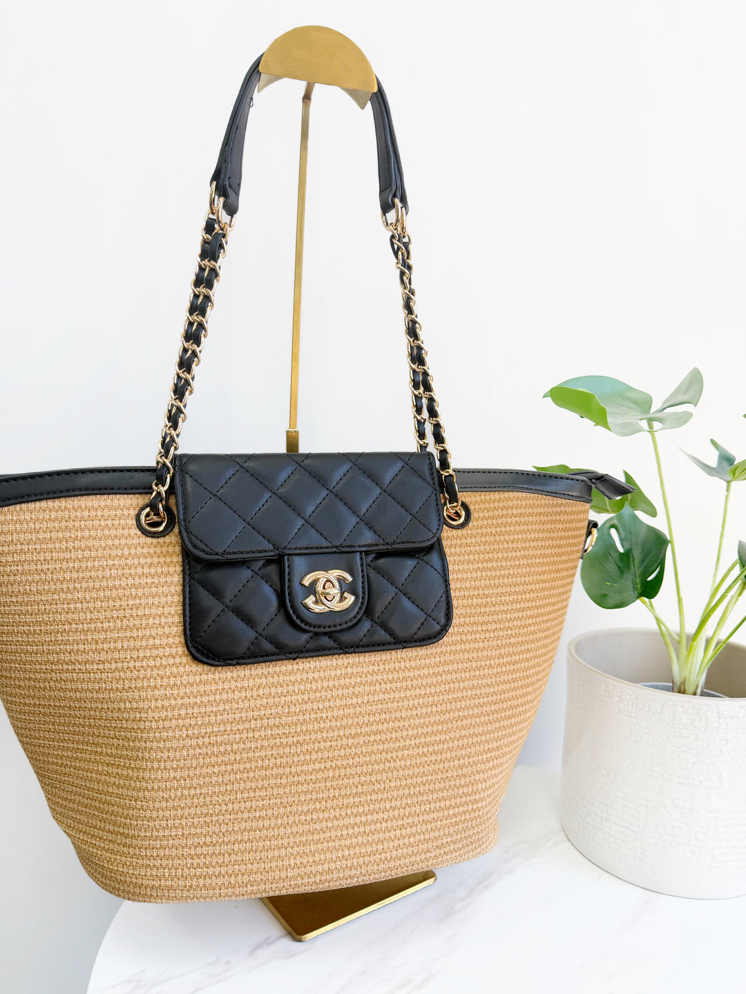 Coco Bag - Black & Tan