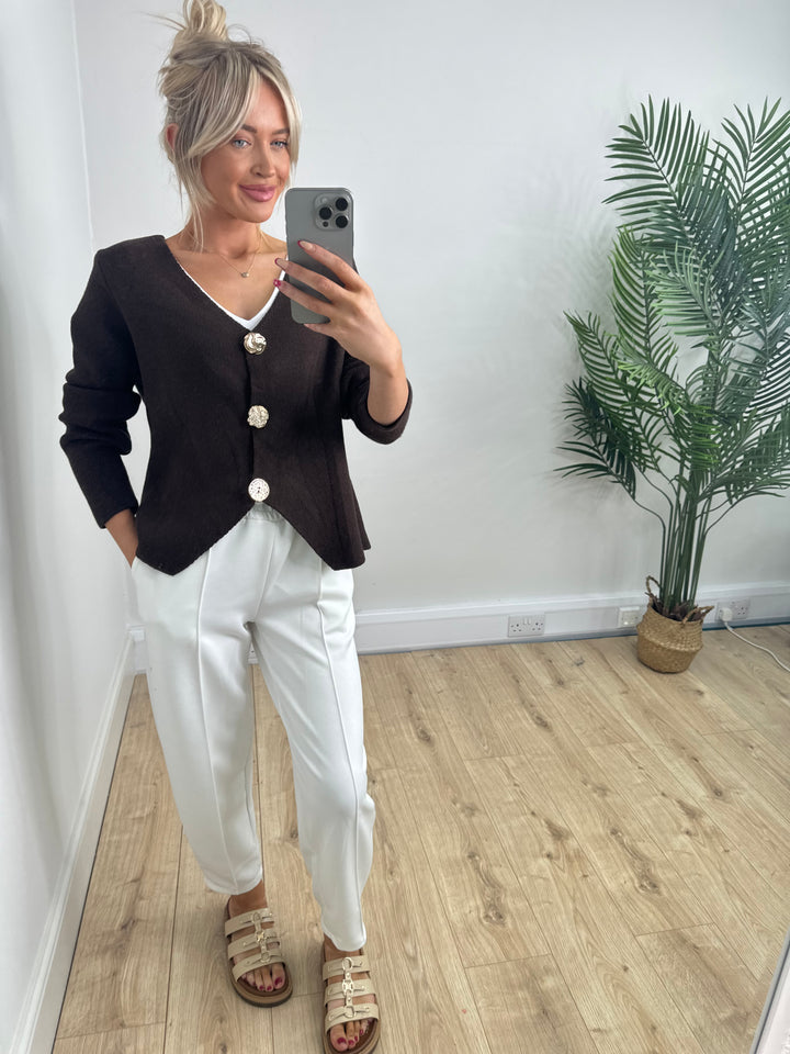 Ophelia Top - Chocolate