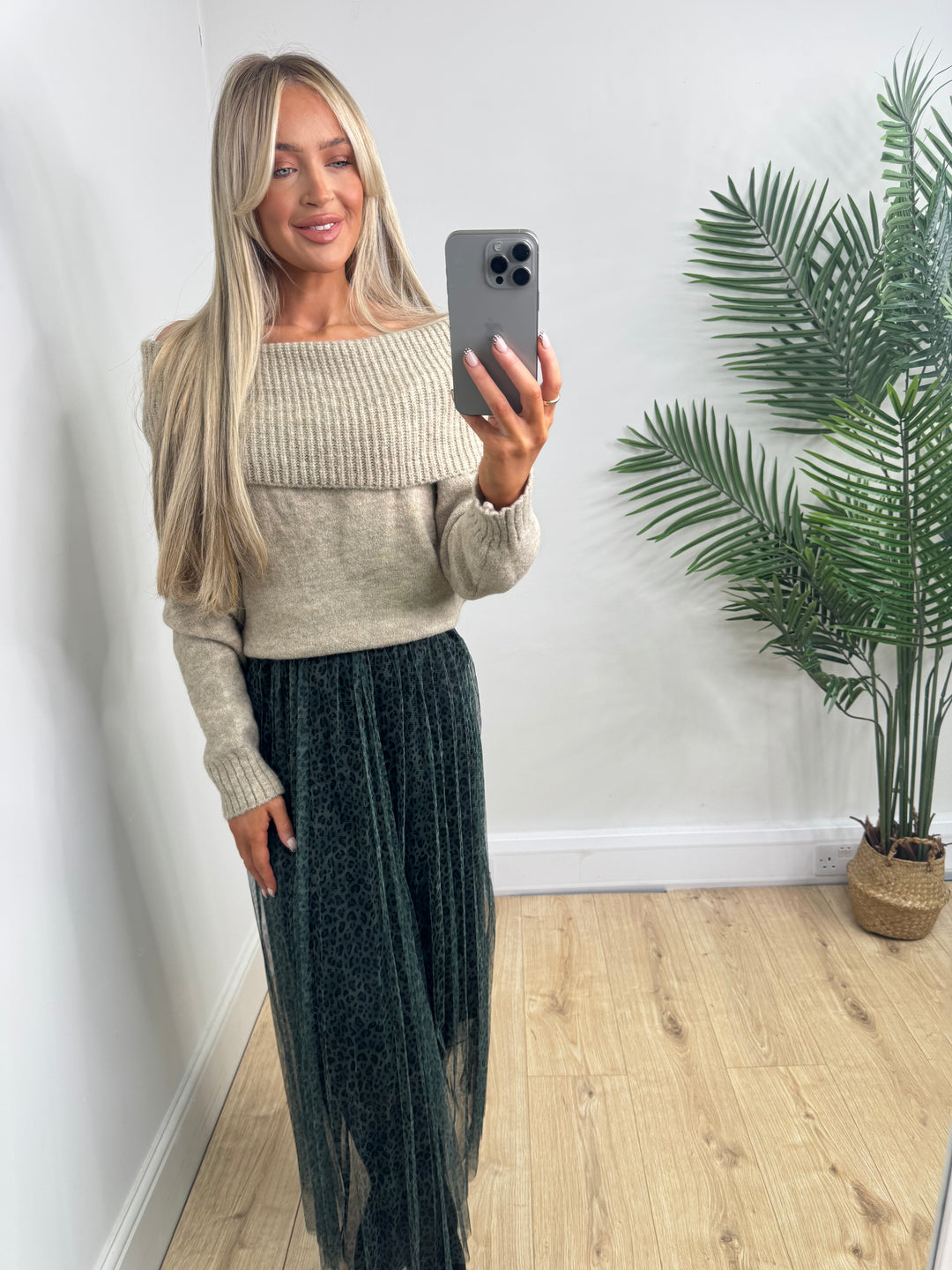 Freya bardot Knit - Beige