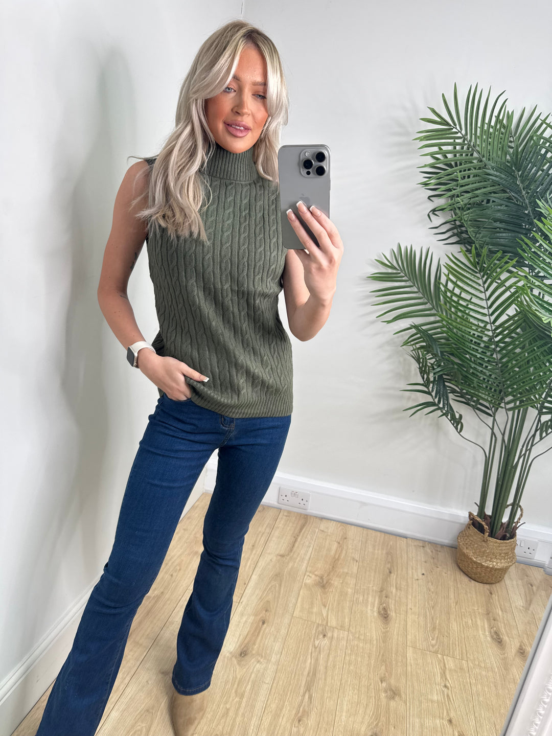 Clara Top - Khaki