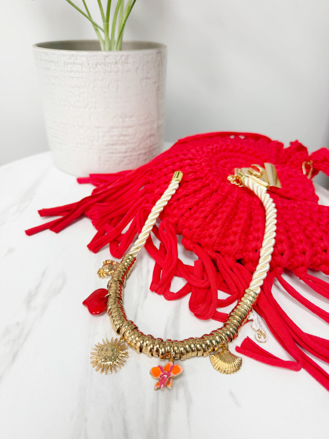 Hibiscus Necklace