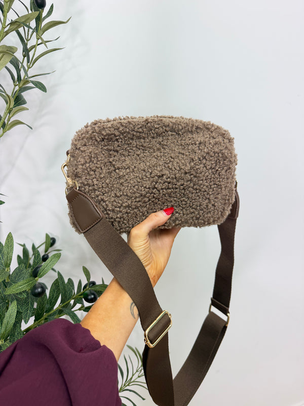 Borg Teddy Bag - Mocha