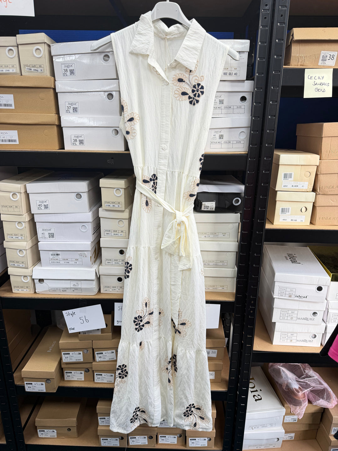 Sleeveless Maxi Smock